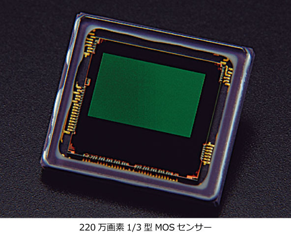 220万画素1/3型MOSセンサーの画像