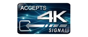 ACCEPTS 4K SIGNALロゴ